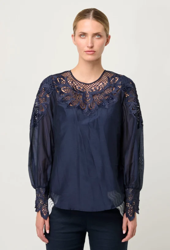 once was - mirador blouse | night sky - Image 4