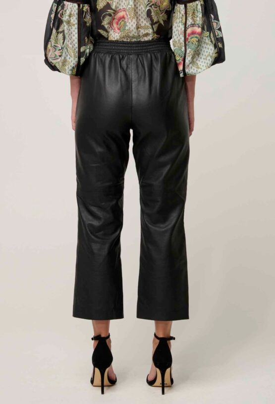 once was - montoya leather pant | onyx - Image 5