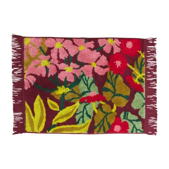sage x clare - Genevieve Bath Mat - Mahogany