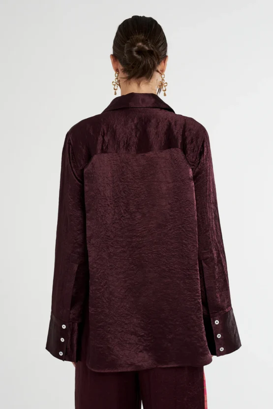 Summi summi - Cuff shirt | plum - Image 3