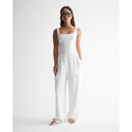 Elka collective - Laurel pant | white