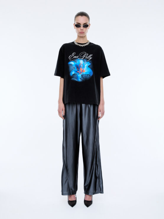 ena pelly - lily tee | washed black - Image 3