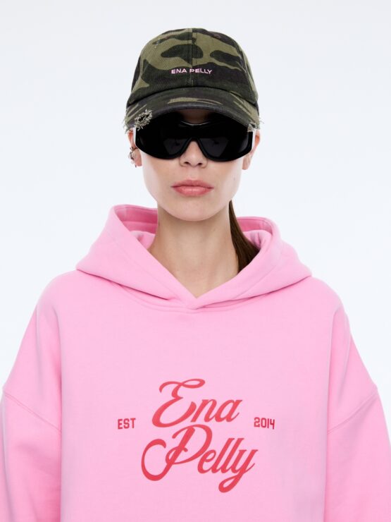 ena pelly - distressed camo cap