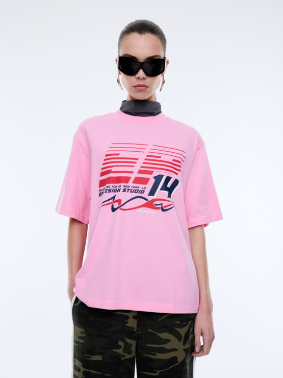 ena pelly - EP drift tee | washed pink - Image 3