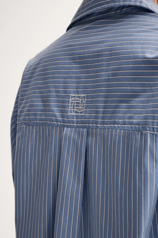 Elka collective - darcy shirt | blue stripe - Image 4