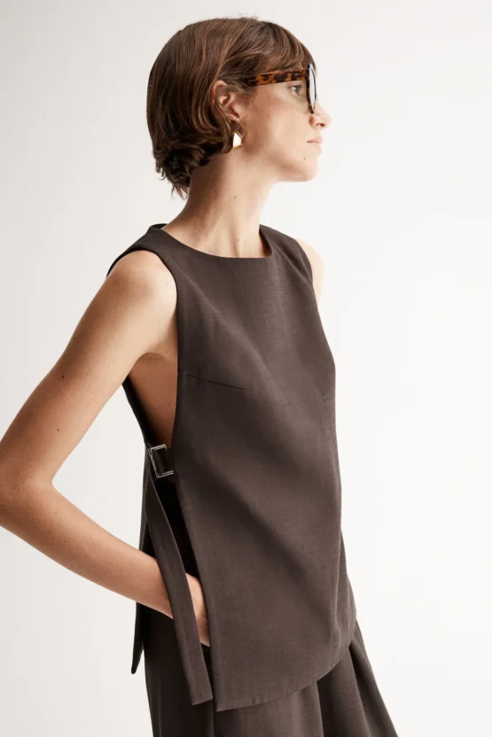 elka collective - isabella top | cocoa - Image 2