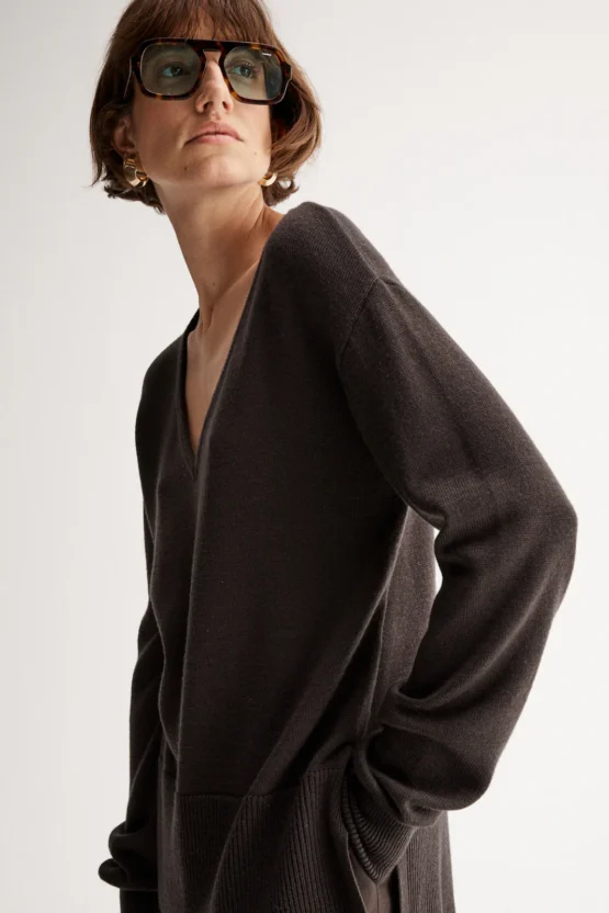 elka collective - ellis knit | chocolate - Image 3