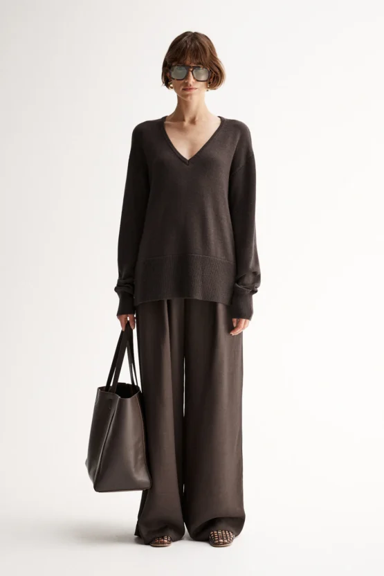 elka collective - ellis knit | chocolate