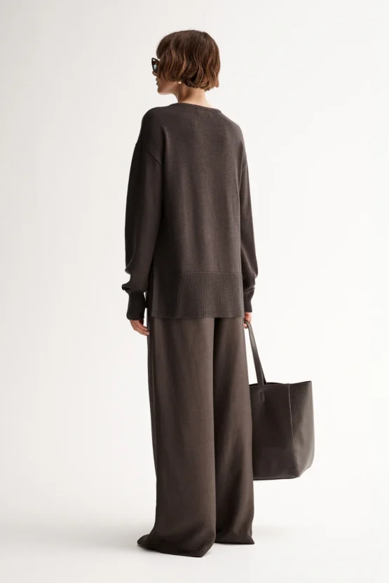 elka collective - ellis knit | chocolate - Image 4