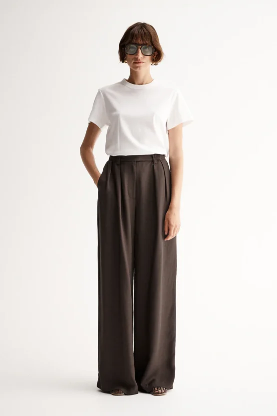 elka collective - isabella pant | cocoa