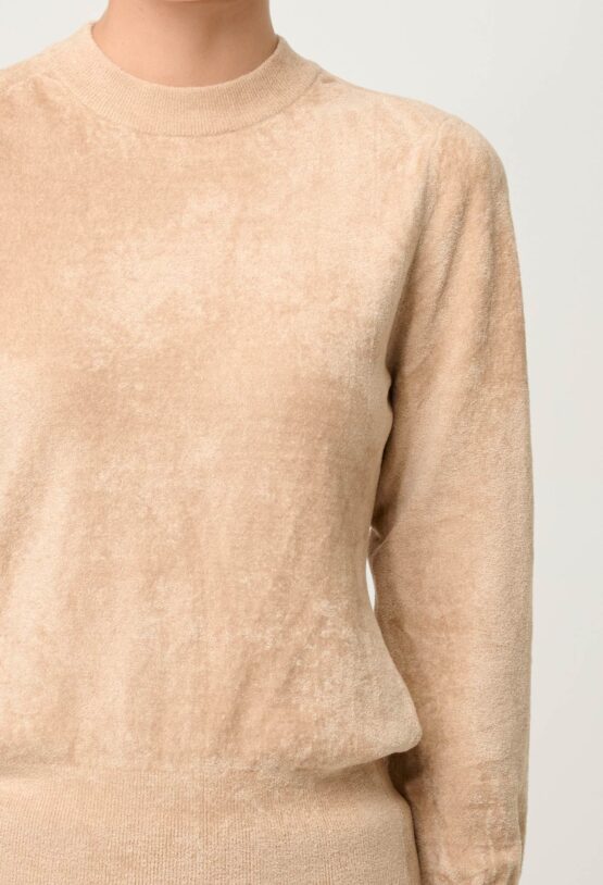 once was - celia knit top | bourbon - Image 5
