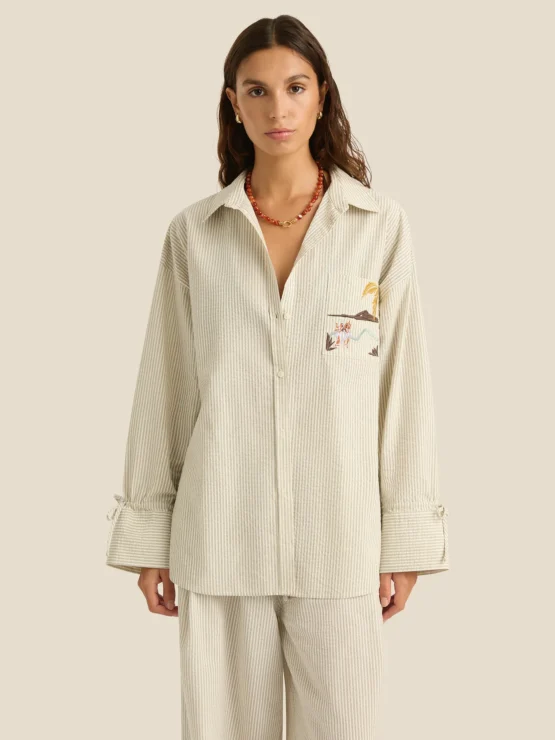 soleil soleil - riley shirt | hula stripe
