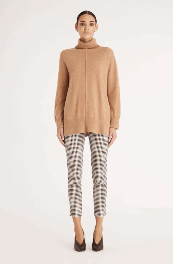 Cable - Cashmere oversized jumper | camel - Image 5