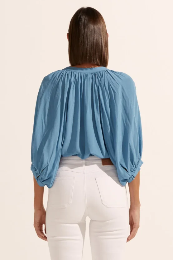 zoe kratzmann - hanker top | adriatic - Image 4