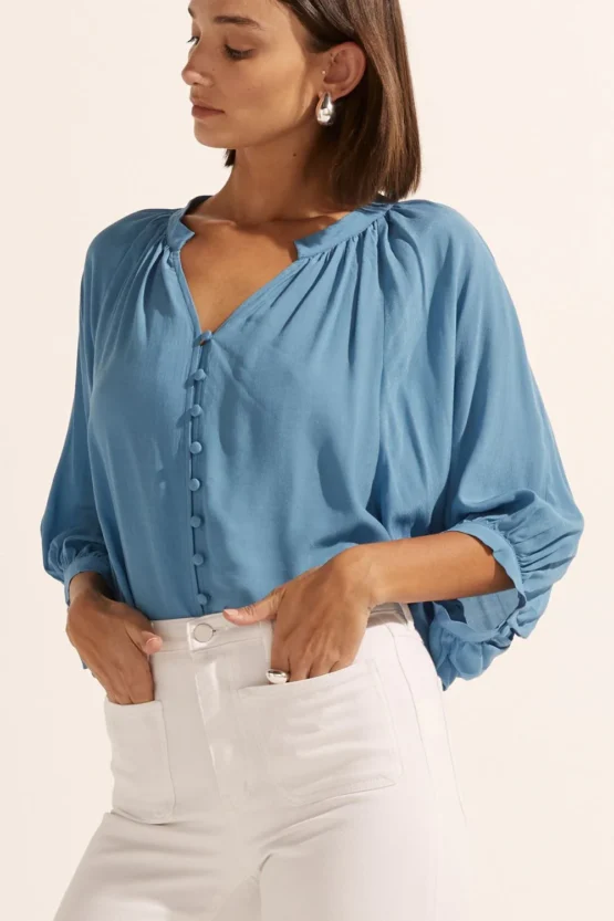 zoe kratzmann - hanker top | adriatic - Image 2