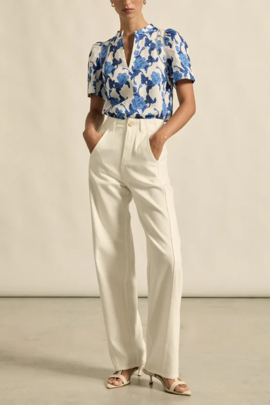Zoe kratzmann - recollect top | azure bouquet - Image 3