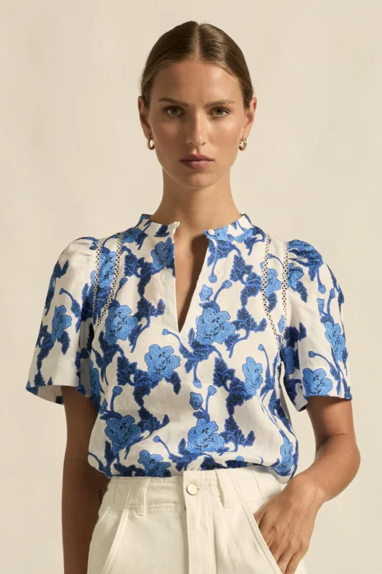 Zoe kratzmann - recollect top | azure bouquet - Image 2