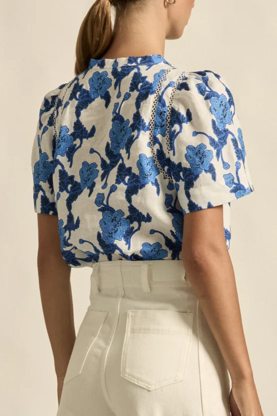 Zoe kratzmann - recollect top | azure bouquet - Image 4
