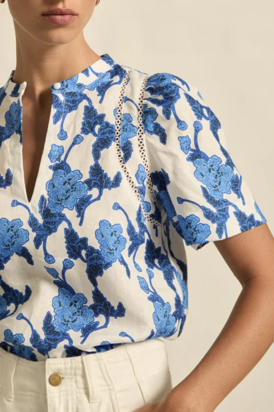 Zoe kratzmann - recollect top | azure bouquet - Image 5