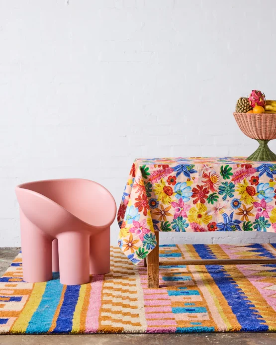 kip & co - Wild Flowers In Bloom Tablecloth Standard Rectangular - Image 3