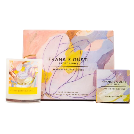 Frankie Gusti - candle + steamer duo | Japanese honeysuckle