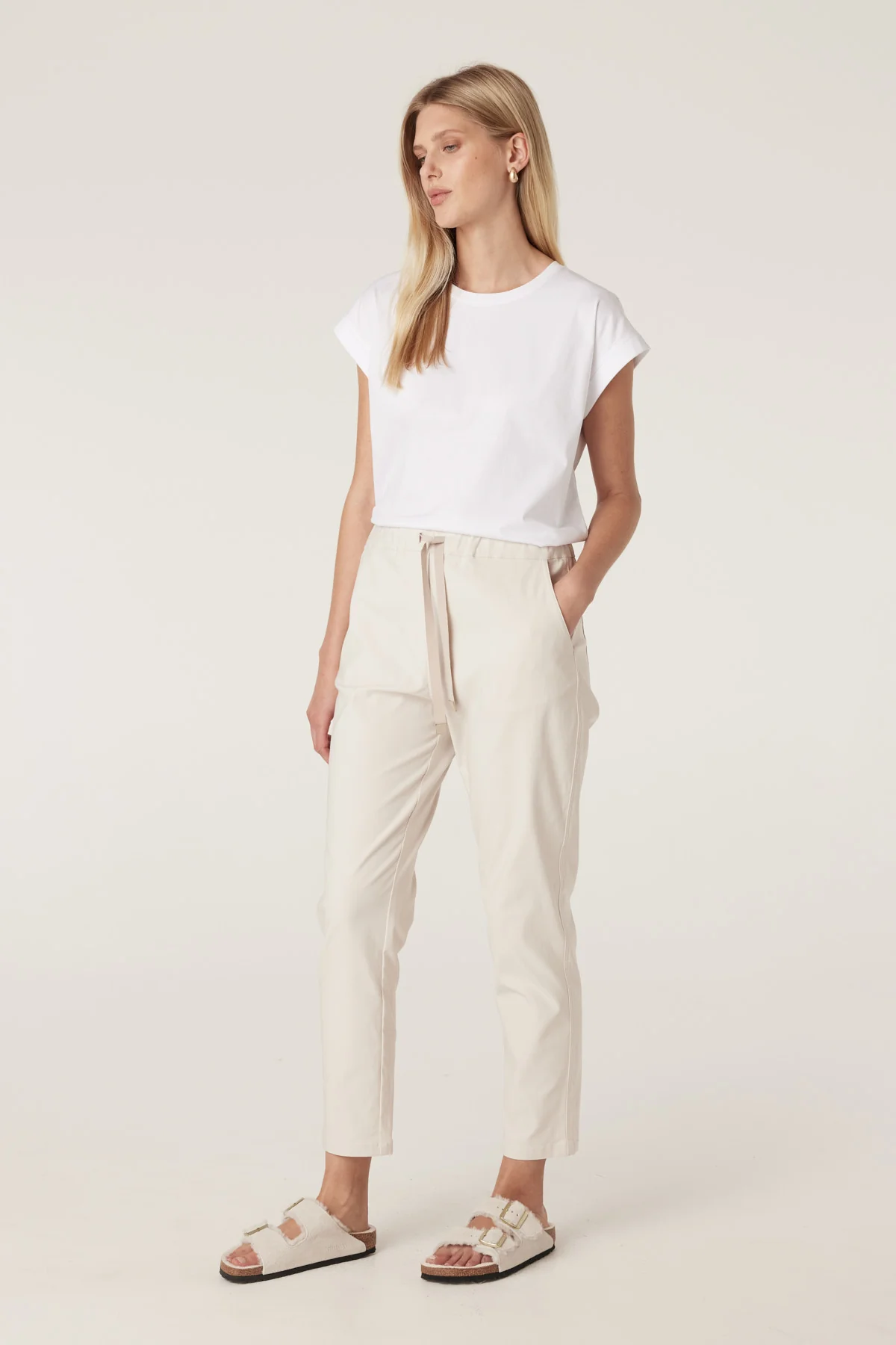 cable - pima tee | white - Image 3