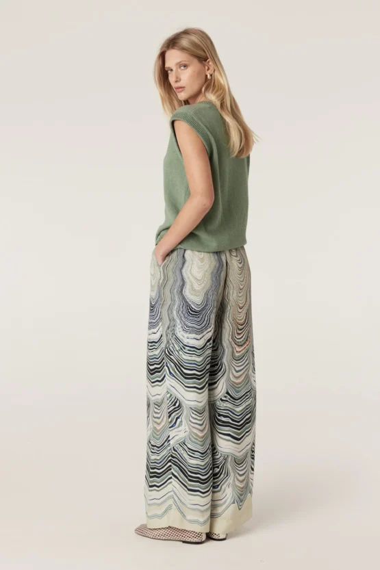 Cable - flax scoop top | field green - Image 4