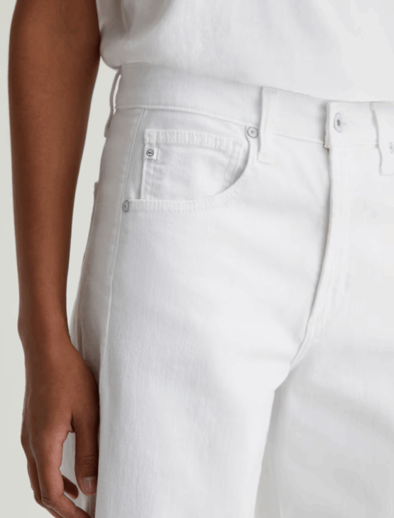 ag jeans - hattie crop | gallery white - Image 3