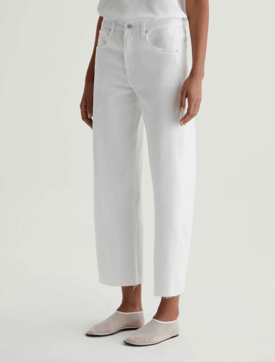 ag jeans - hattie crop | gallery white - Image 4