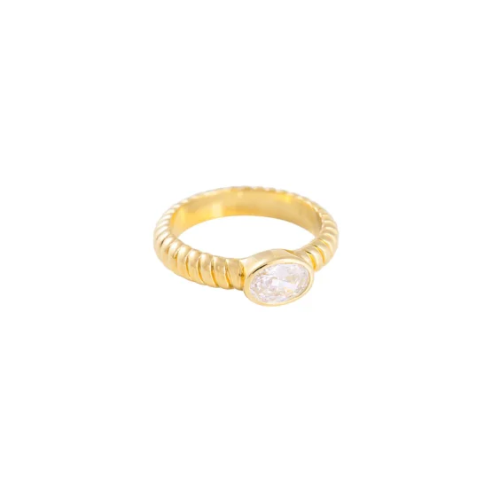 FAIRLEY - OVAL CROISSANT RING