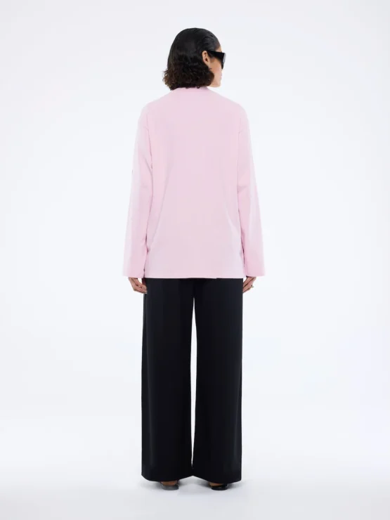 ena pelly - street signs logo long sleeve | pink - Image 5