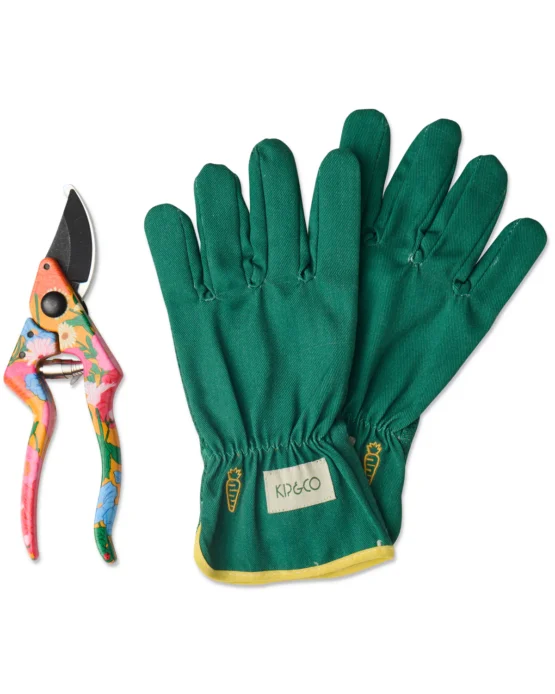 kip & co - Follow The Sun Yellow Garden Secateurs and Gloves Set
