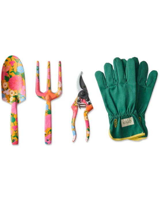 kip & co - Follow The Sun Yellow Garden Tools and Gloves Set