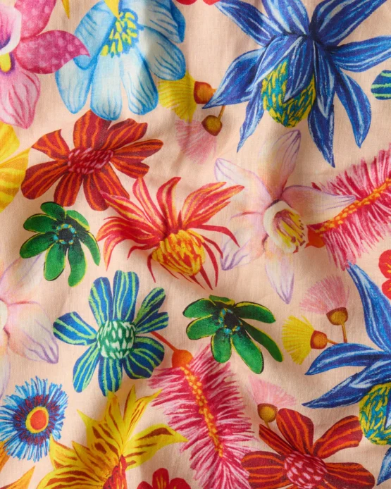 kip & co - Wild Flowers In Bloom Tea Towel - Image 2