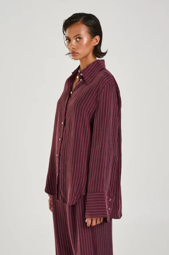 Summi summi - cuff shirt | kina pinstripe - Image 2