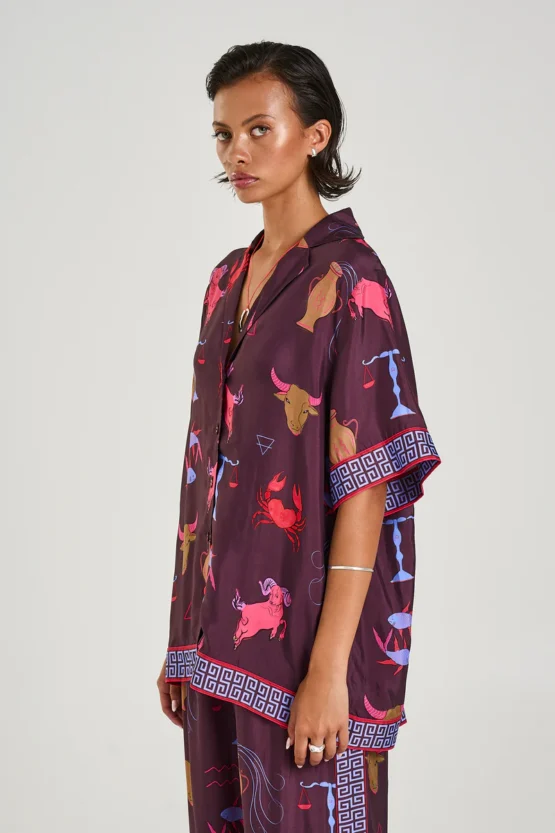 Summi summi - Button up SS shirt | zodiac - Image 2