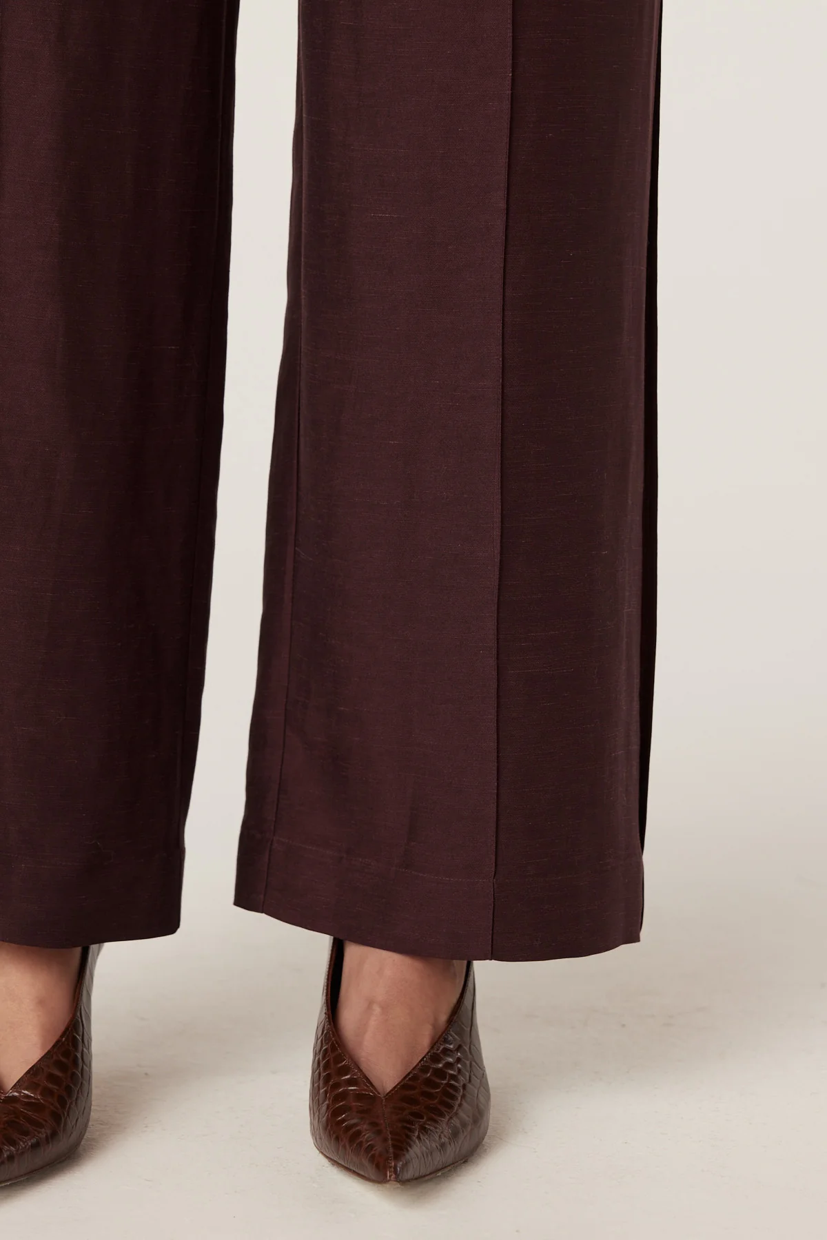 Cable - goldie pant | raisin - Image 5