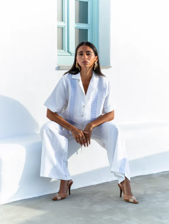 Summi summi - Collared SS shirt | sol script - Image 6