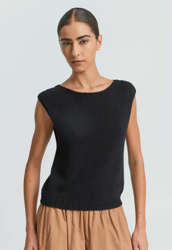 jac + jack - lark sweater | black