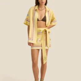 Soleil soleil - zuri skirt | charm embroidery