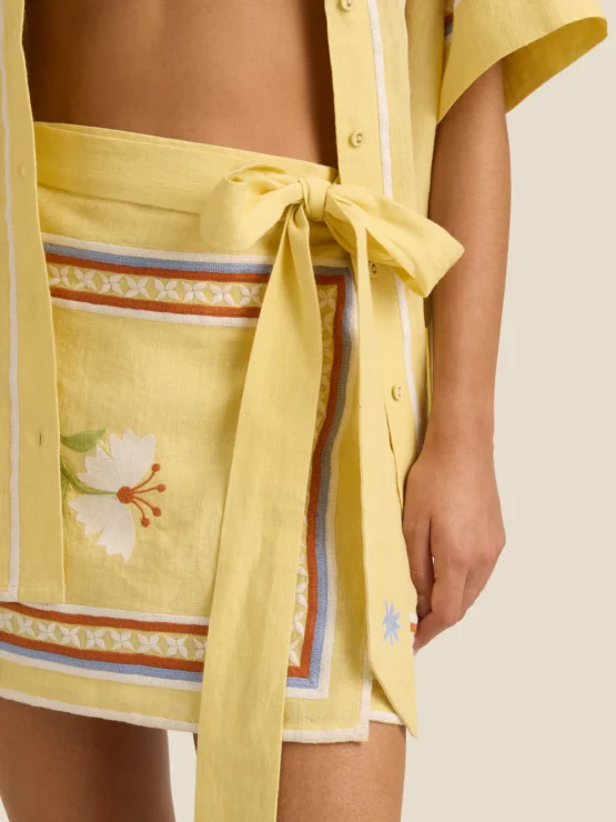 Soleil soleil - zuri skirt | charm embroidery - Image 3