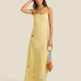 Soleil soleil - lana dress | charm embroidery