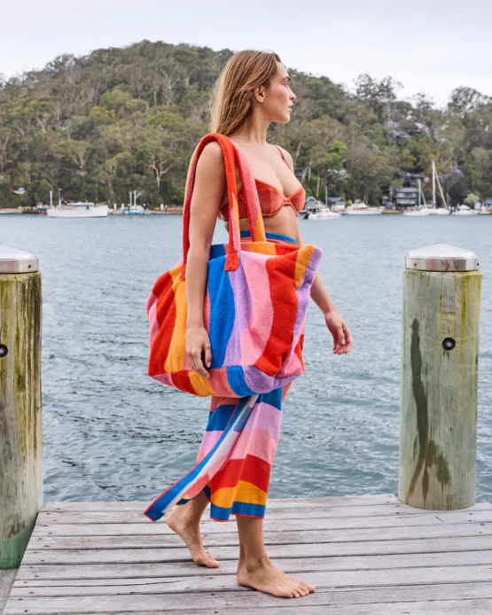kip & co - Surfs Up Terry Oversized Beach Bag