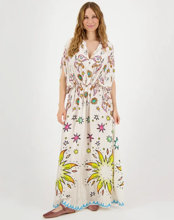 ME 369 - Rose kaftan dress | enlightment