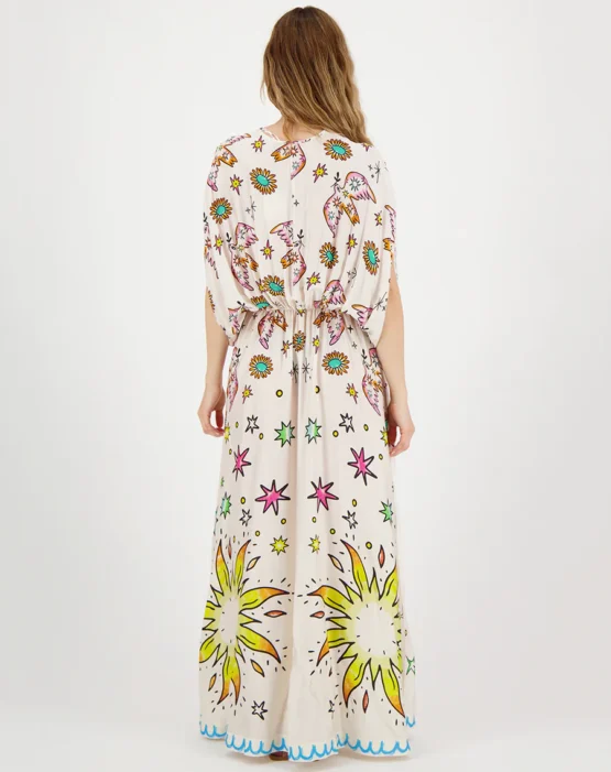 ME 369 - Rose kaftan dress | enlightment - Image 2