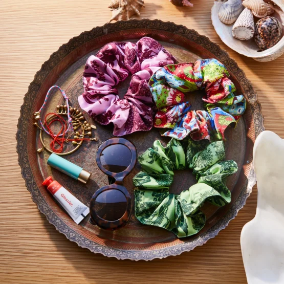 Sage x clare - delphine silk scrunchie set - Image 2
