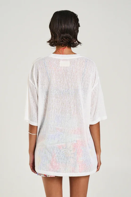Summi summi - Oversize tee | sheer white - Image 3