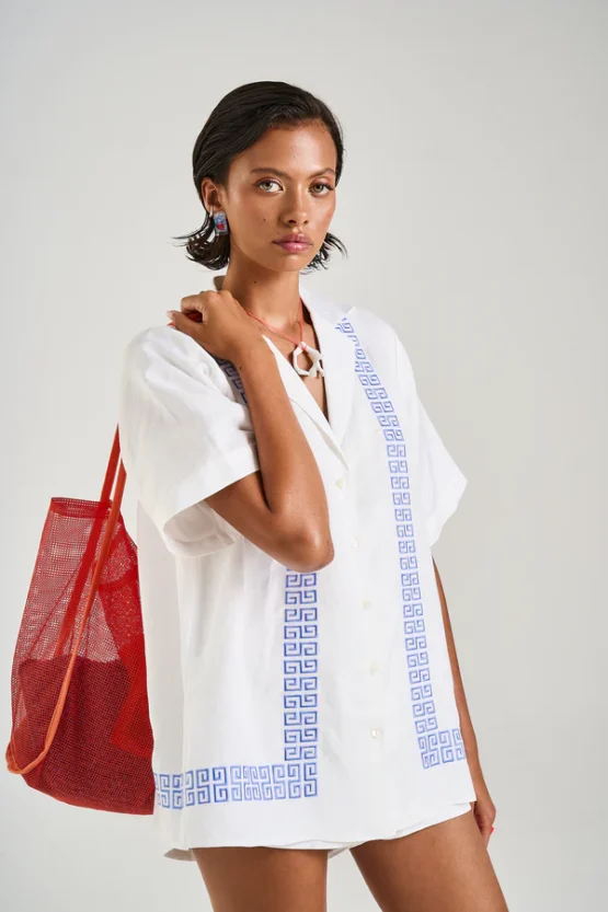 Summi summi - Collared SS shirt | sol script - Image 4