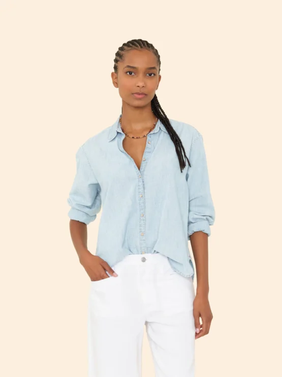 Xírena - Beau shirt | Air blue