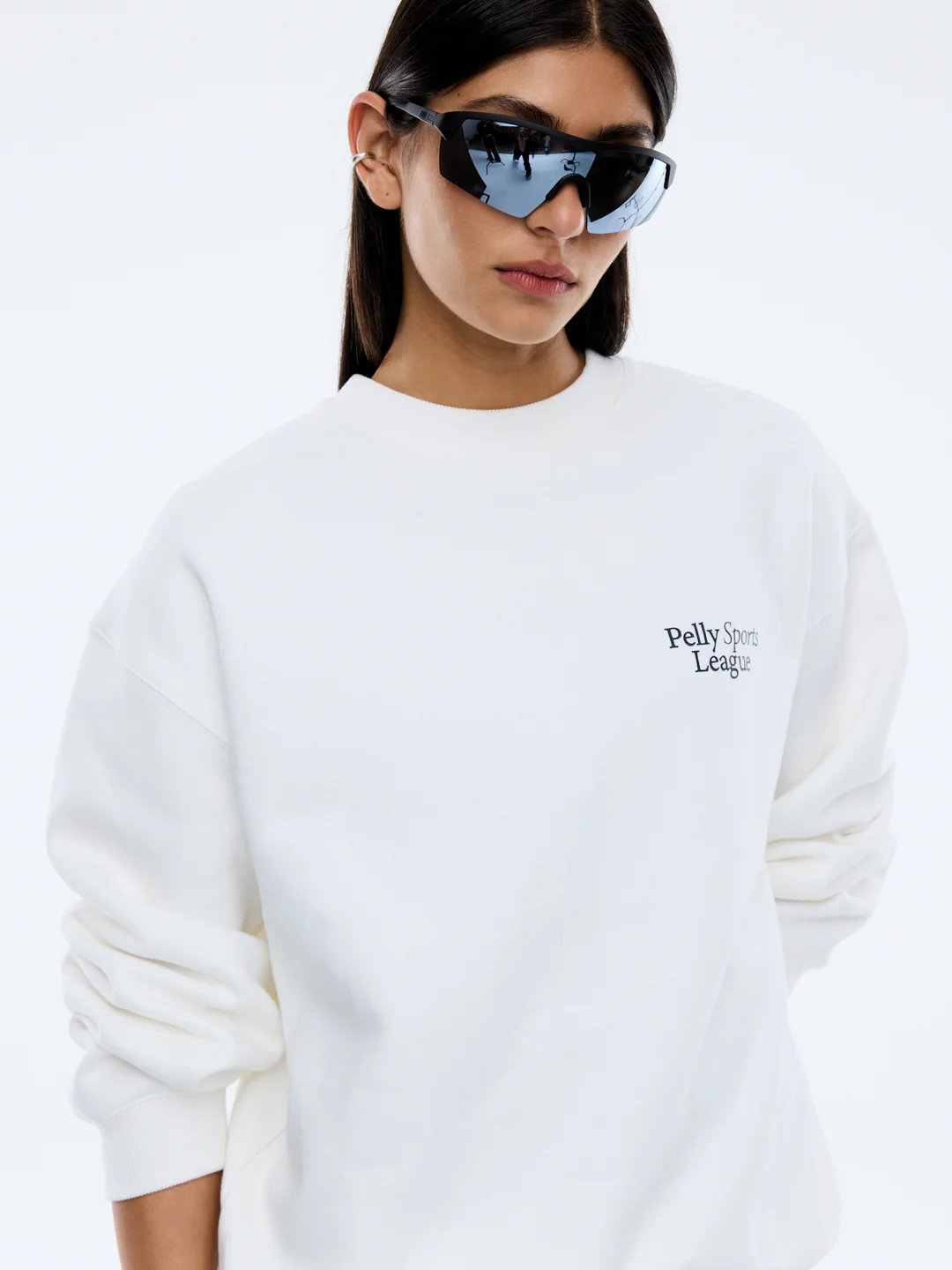ena pelly - pelly sports league sweater | vintage white - Image 3